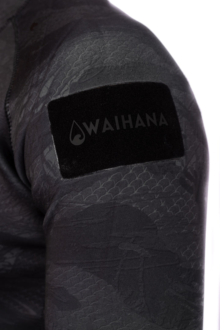 Top de surf Tropicam negro con cremallera trasera para hombre