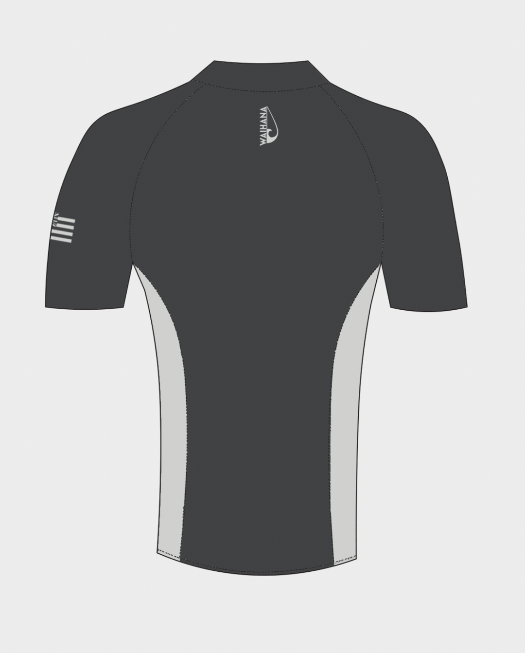 Rashguard de manga corta antracita