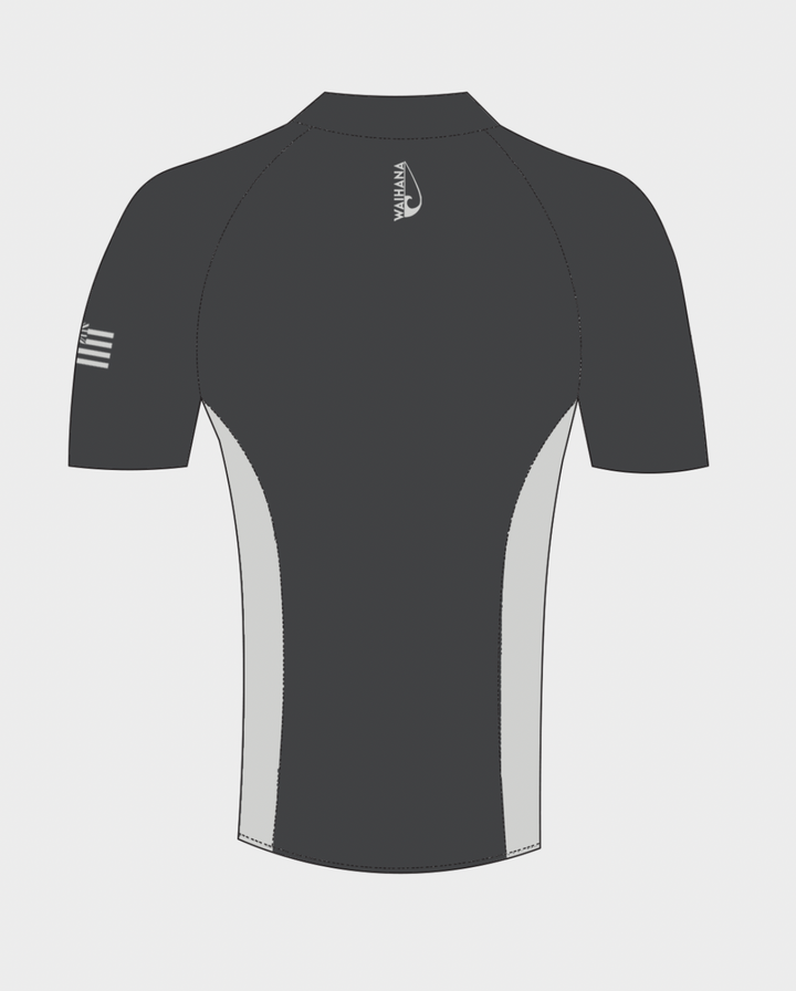 Rashguard de manga corta antracita