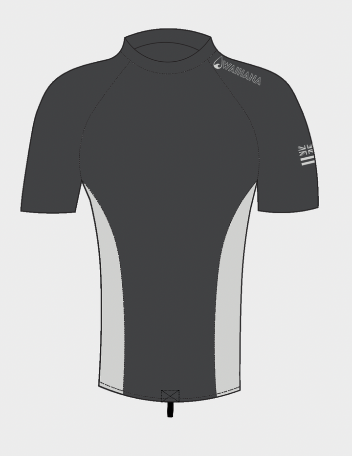 Rashguard de manga corta antracita