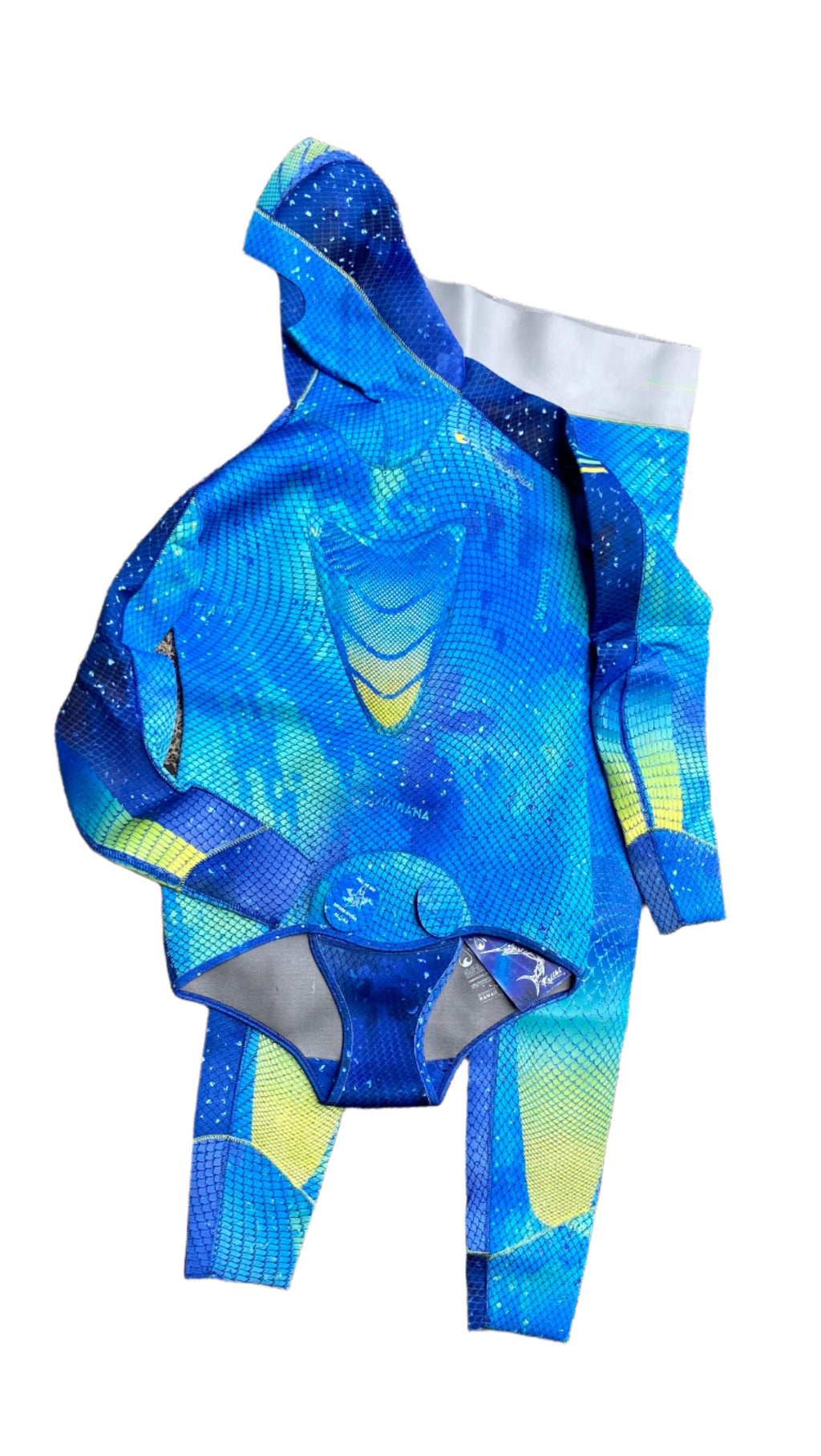 Traje de neopreno Kajiki azul de 3,5 mm para mujer