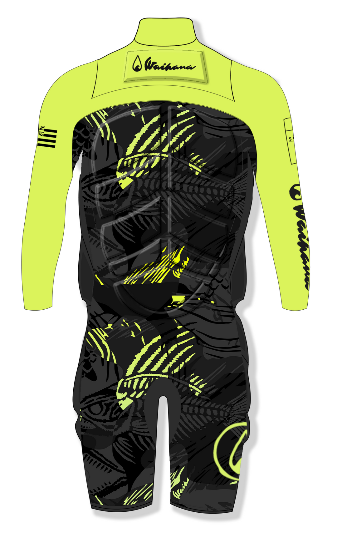 Traje de primavera de impacto con diseño de espina de pescado color lima para hombre