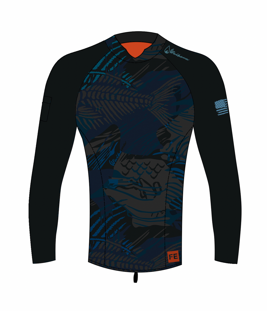 Top de surf con cremallera trasera Field Ethos para hombre