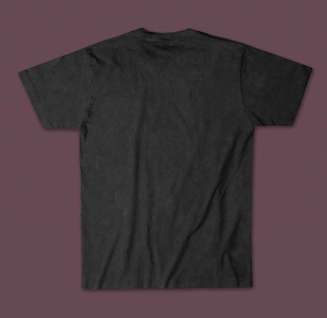 Camiseta con logotipo rosa