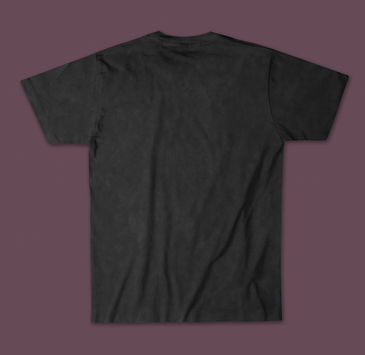 Camiseta con logotipo rosa