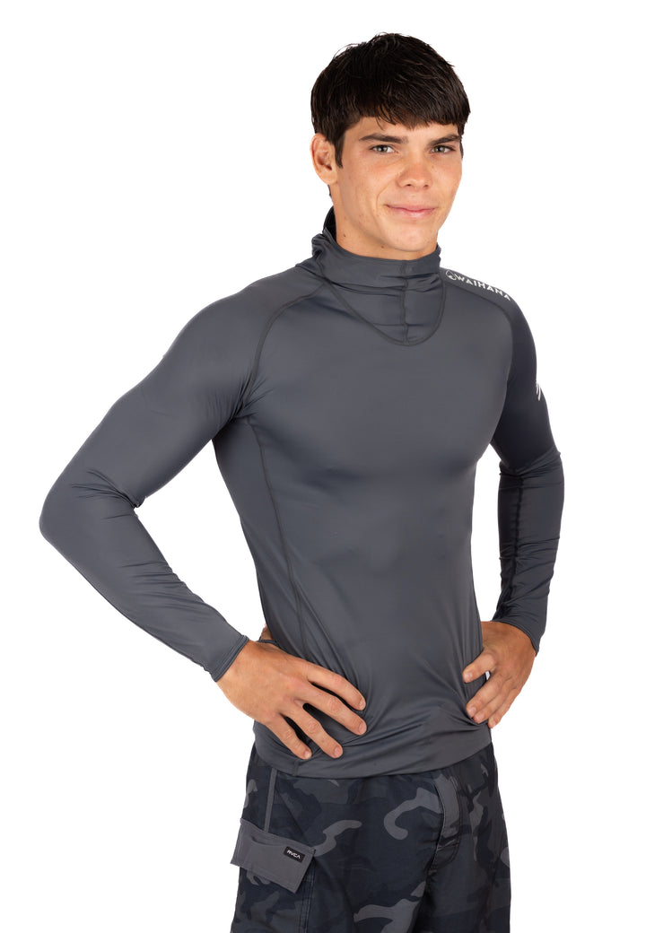 Rashguard de surf con capucha Carvico antracita