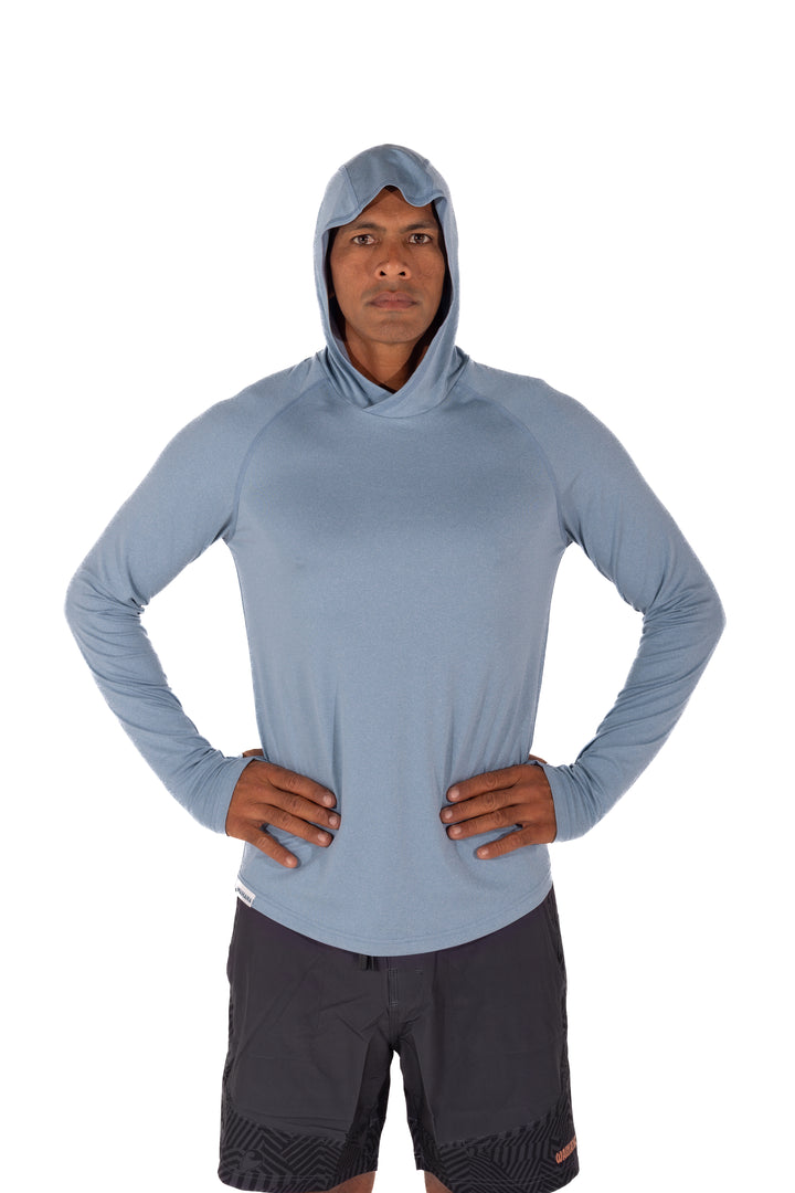 Mariner Blue Hooded Long Sleeve