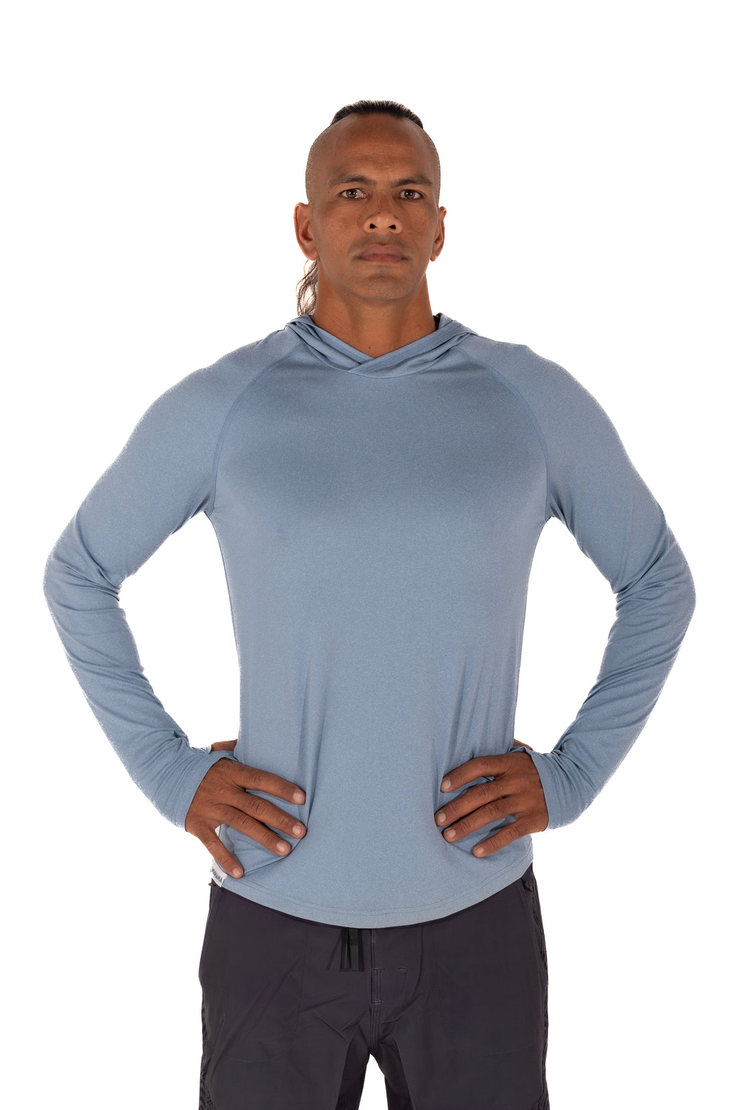 Mariner Blue Hooded Long Sleeve