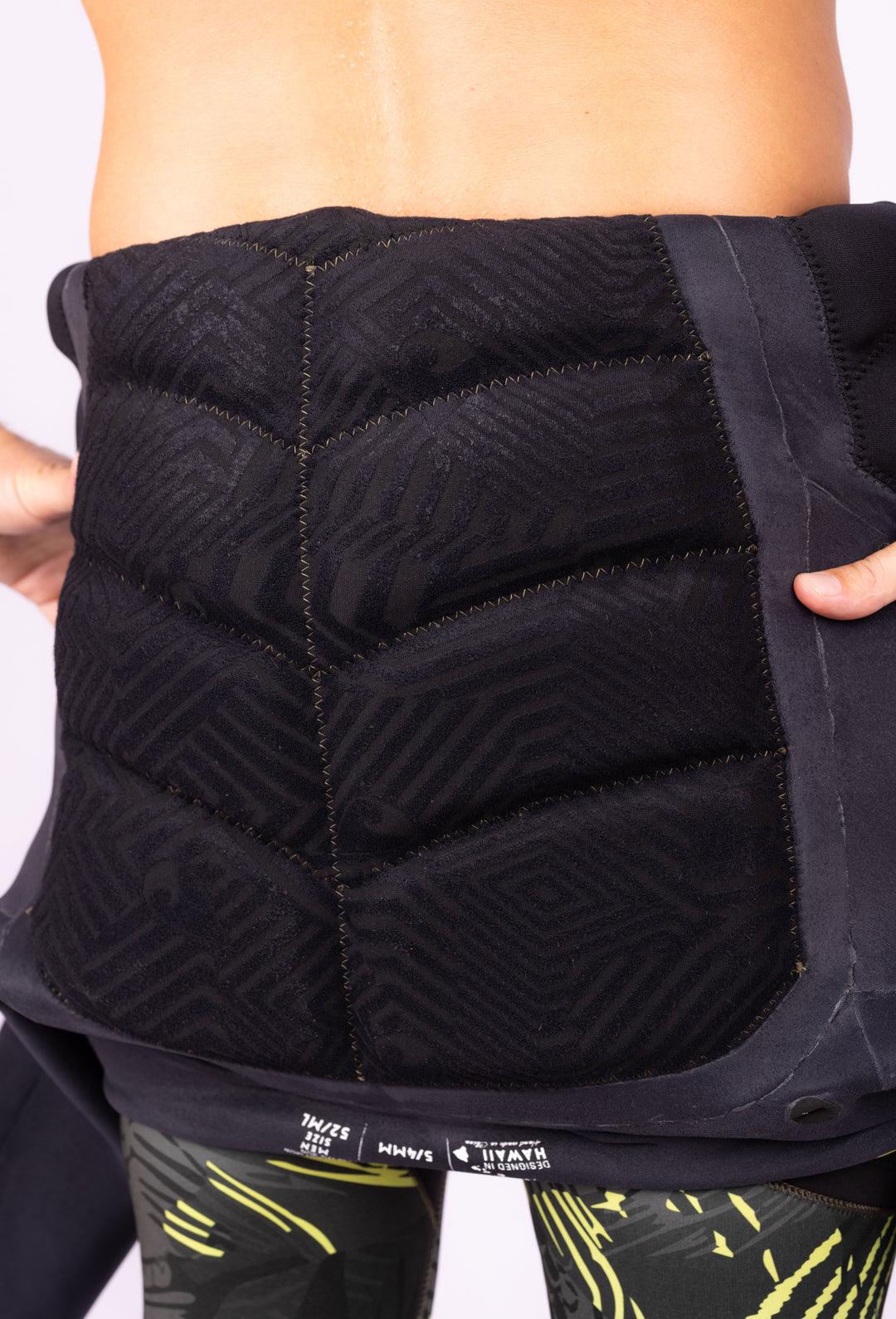 Vaporera de impacto de espina de pescado color lima 5/4 para hombre