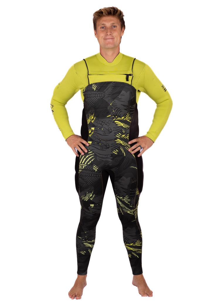 Vaporera de impacto de espina de pescado color lima 5/4 para hombre