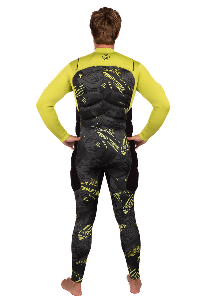 Vaporera de impacto de espina de pescado color lima 5/4 para hombre