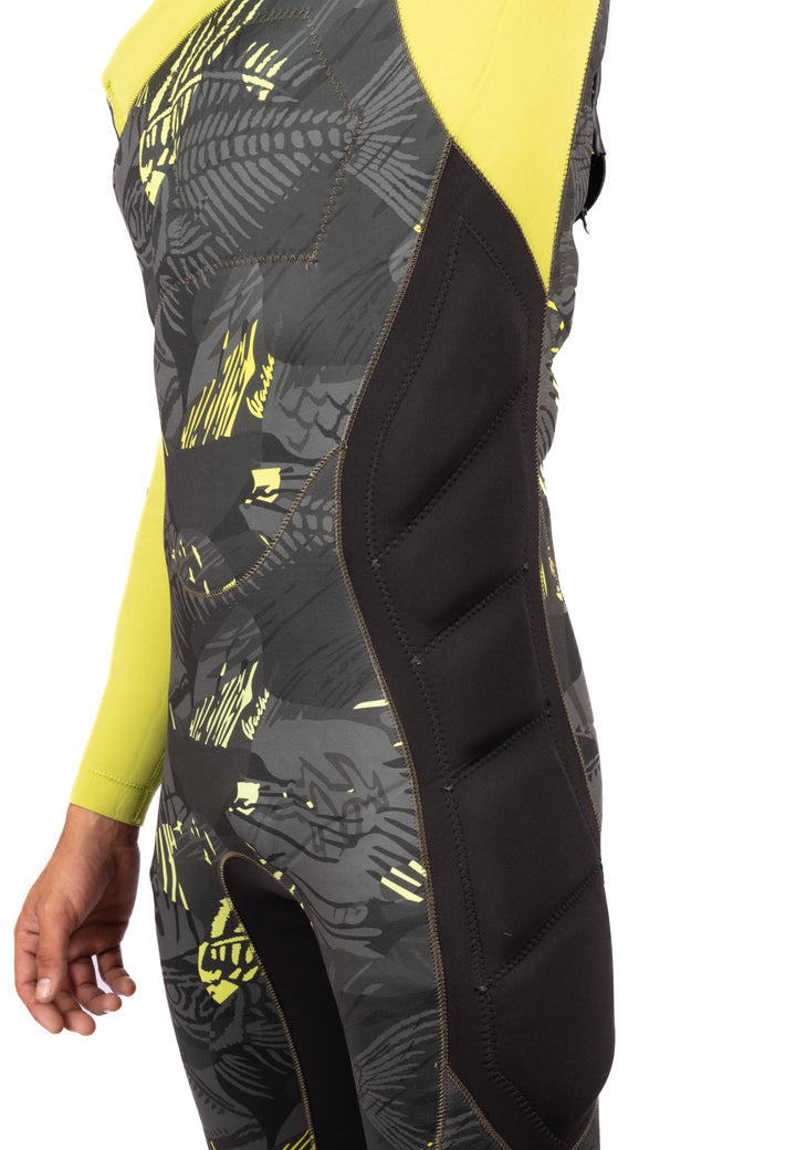 Traje de primavera de impacto con diseño de espina de pescado color lima para hombre