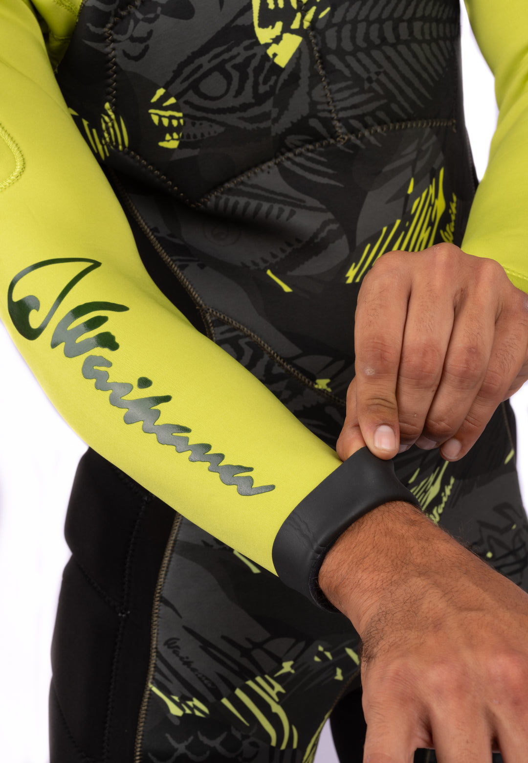 Traje de primavera de impacto con diseño de espina de pescado color lima para hombre