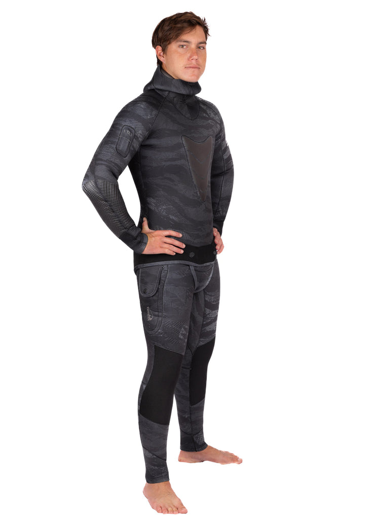 Traje de neopreno Tropicam negro de 7,5 mm para hombre