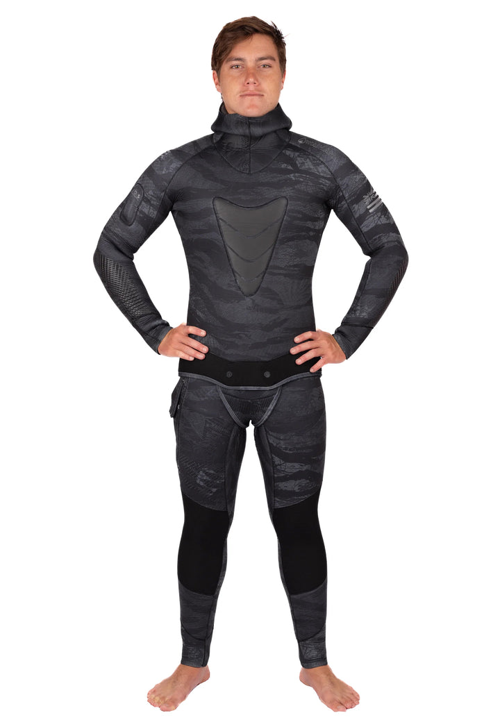 Traje de neopreno Tropicam negro de 7,5 mm para hombre