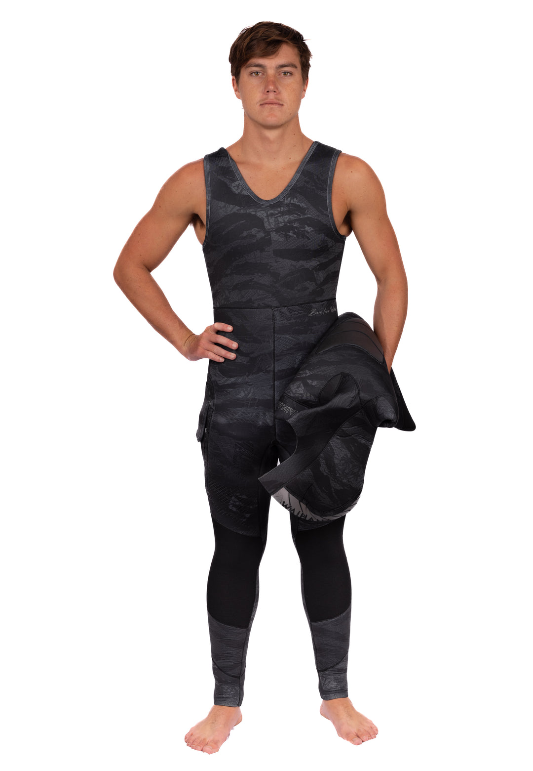 Traje de neopreno Tropicam negro de 7,5 mm para hombre