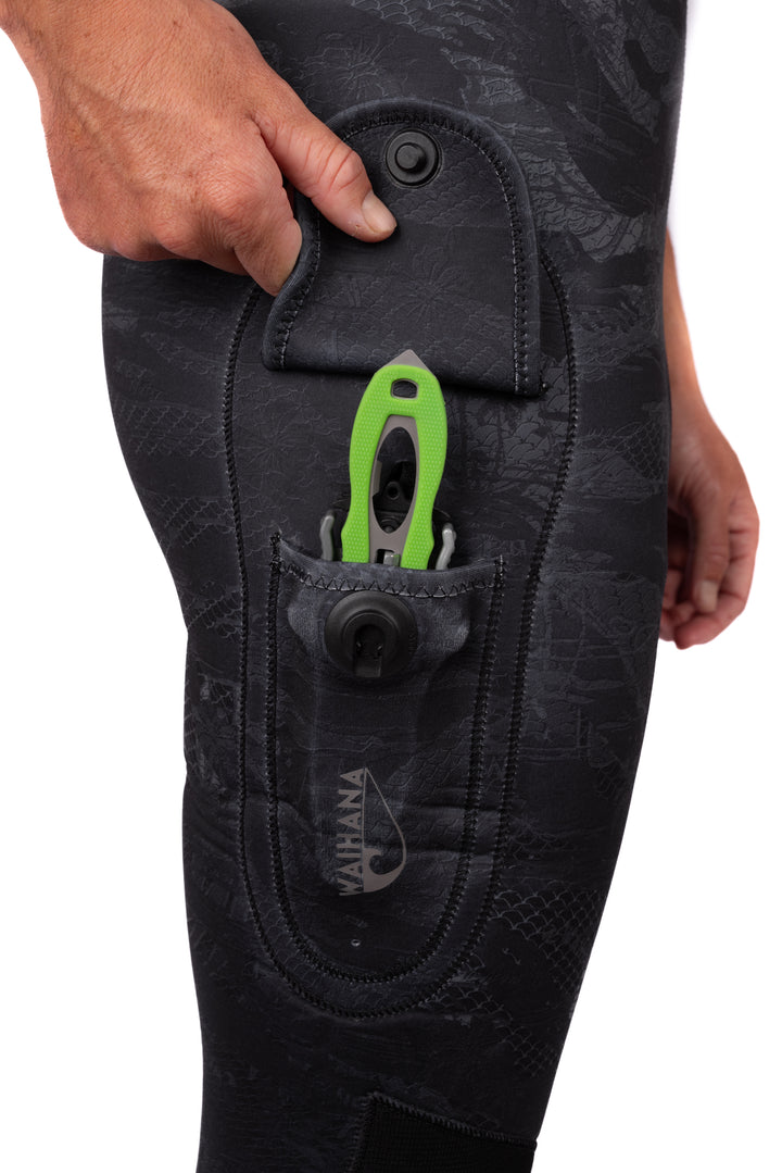 Traje de neopreno Tropicam negro de 7,5 mm para hombre