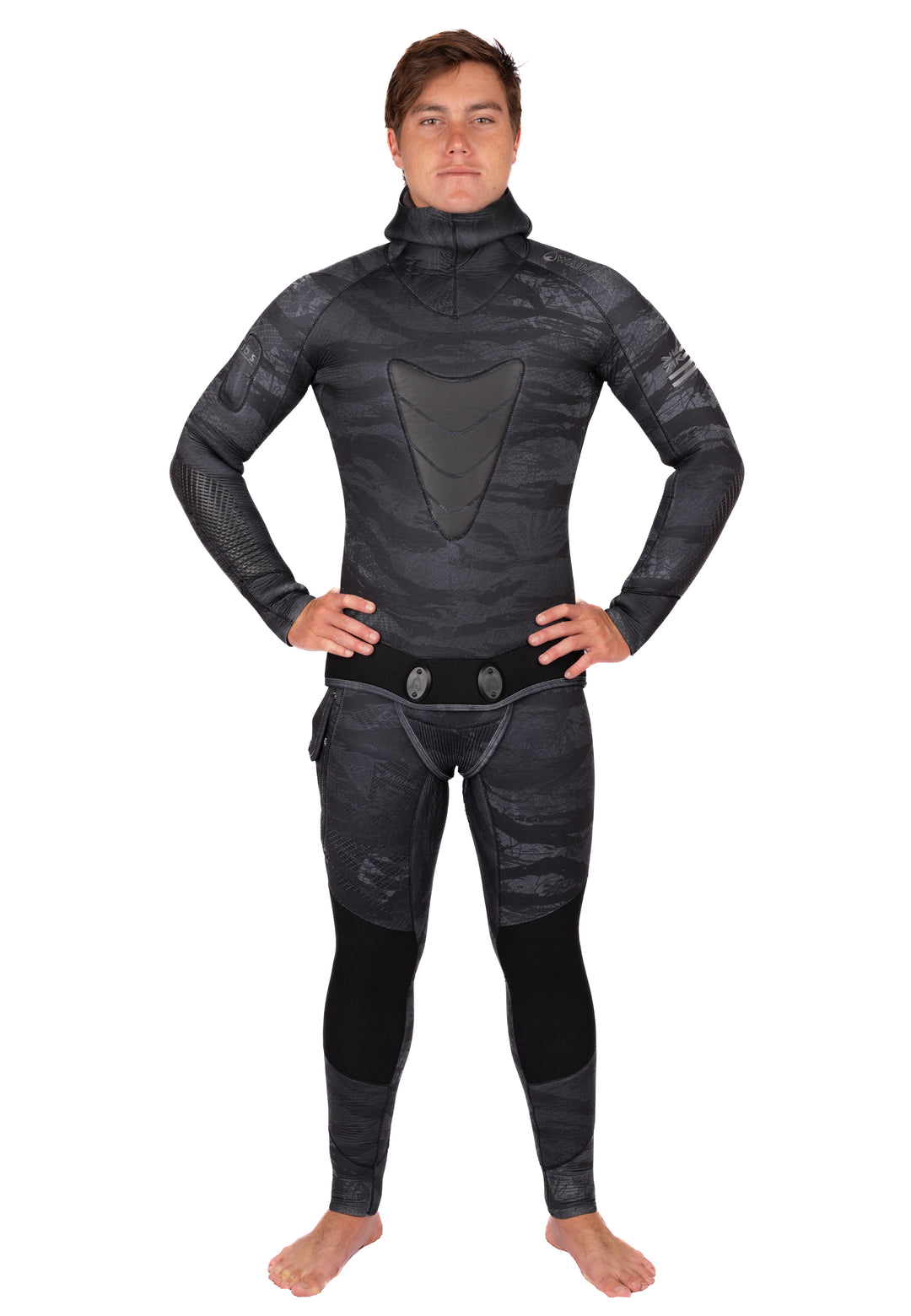 Traje de neopreno Tropicam negro de 7,5 mm para hombre