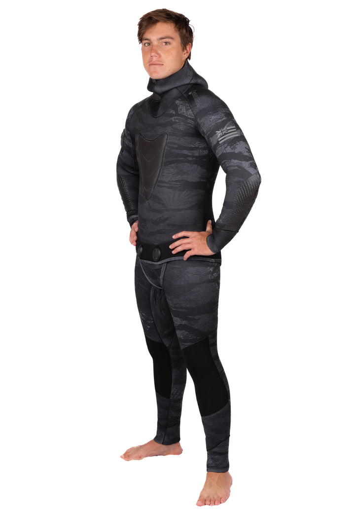Traje de neopreno Tropicam negro de 7,5 mm para hombre