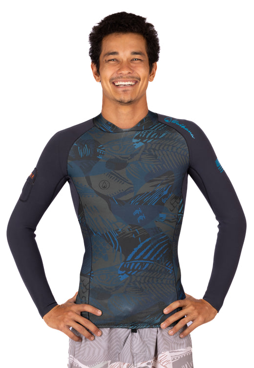 Top de surf con cremallera trasera Field Ethos para hombre