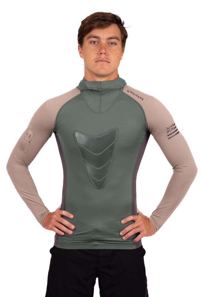 Rashguard con capucha para pesca submarina Terra