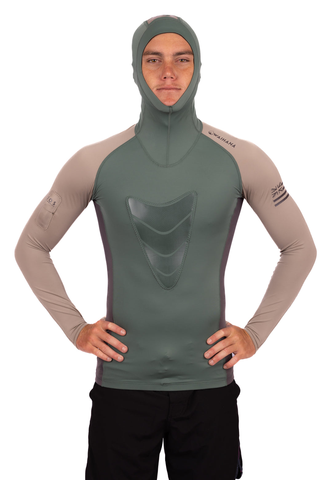 Rashguard con capucha para pesca submarina Terra