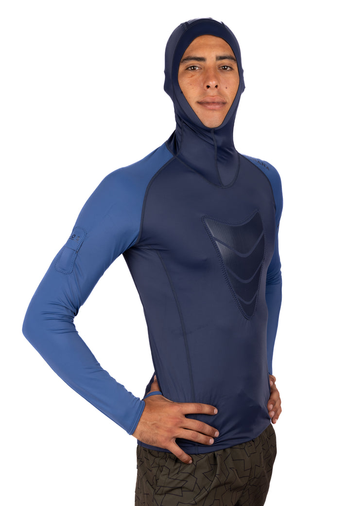 Rashguard con capucha para pesca submarina Vista