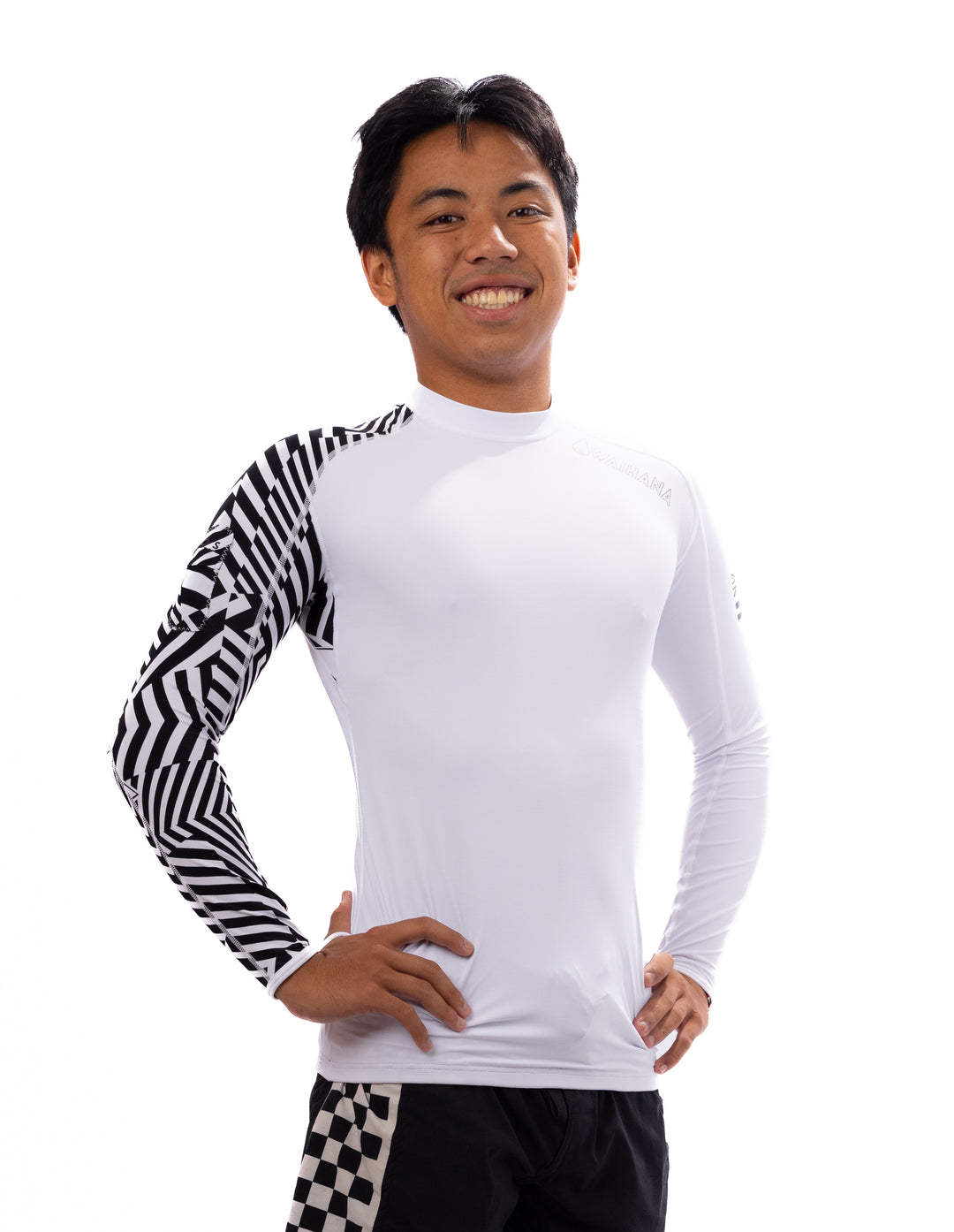 Rashguard de surf con capucha - Granate