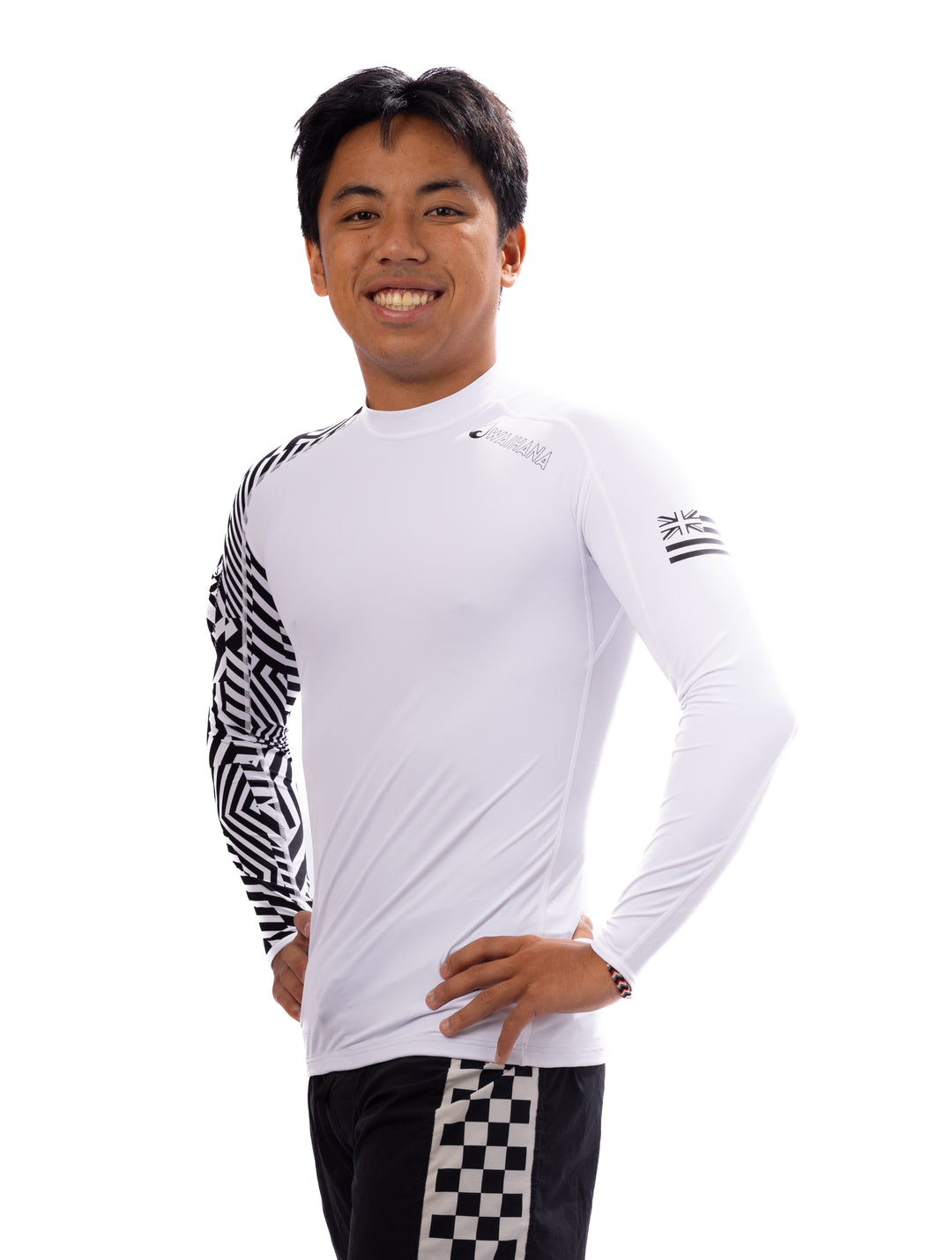 Rashguard de surf con capucha - Granate