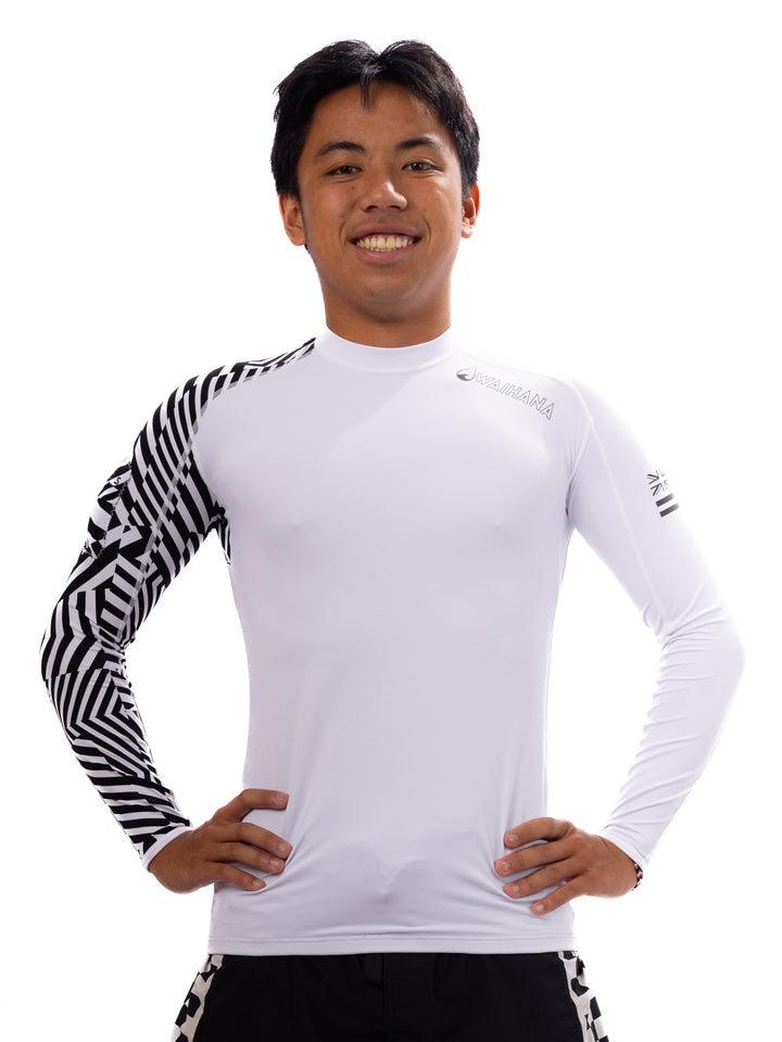 Rashguard de surf con capucha - Granate