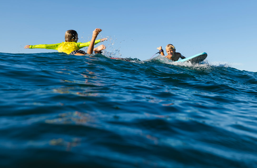 Camiseta de manga larga para niños color lima 
