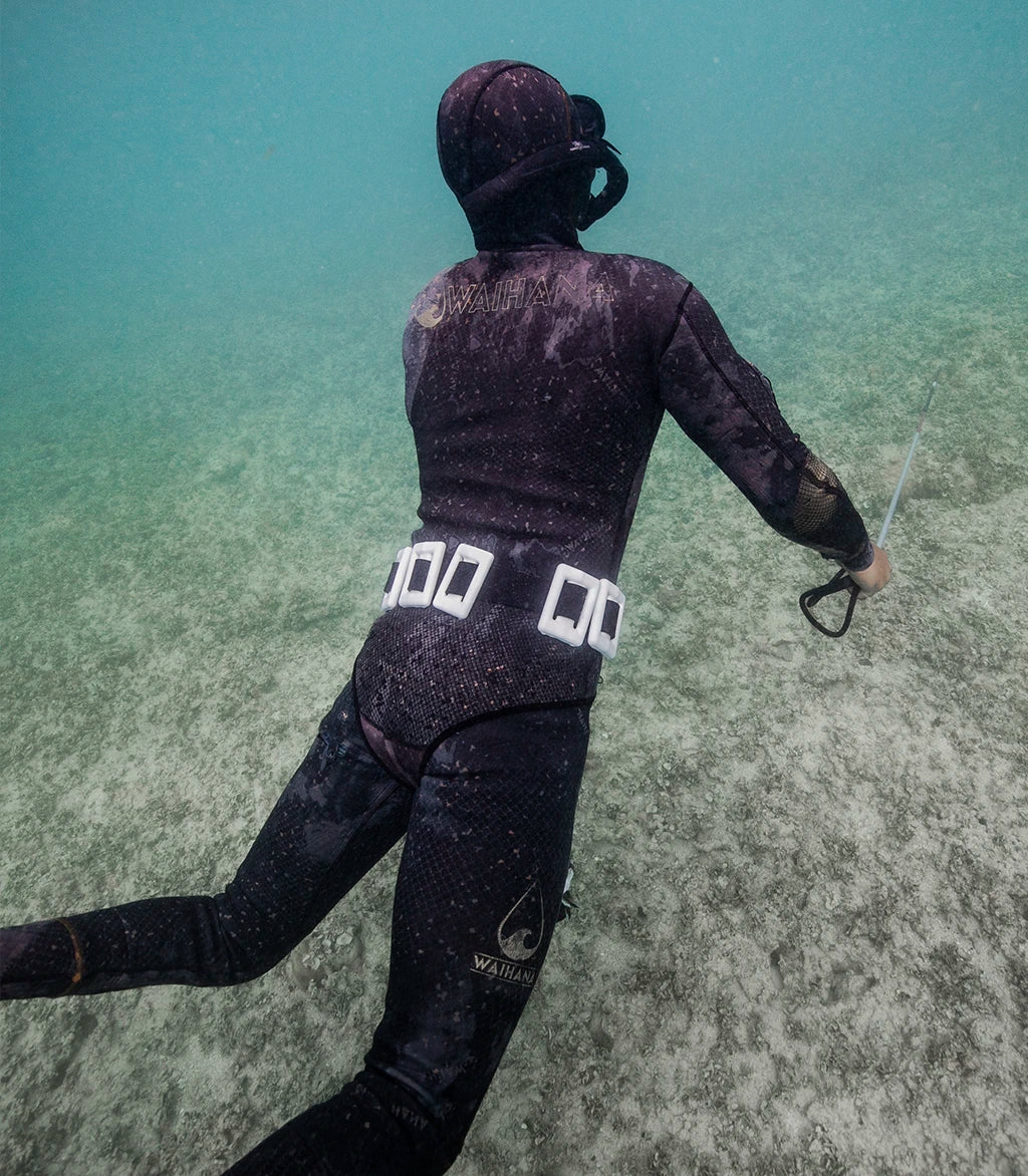 Pesas para buceo en aguas bravas